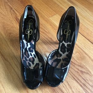 Jessica Simpson Black High Heels